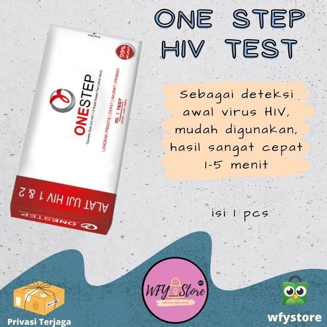 Alat Test Deteksi HIV ONE STEP HIV TEST (alat tes)