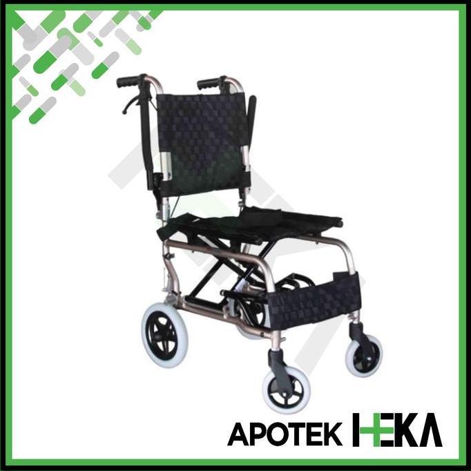 Wheel Chair FS-804 L GEA - Kursi Roda Lipat Alumunium Traveling