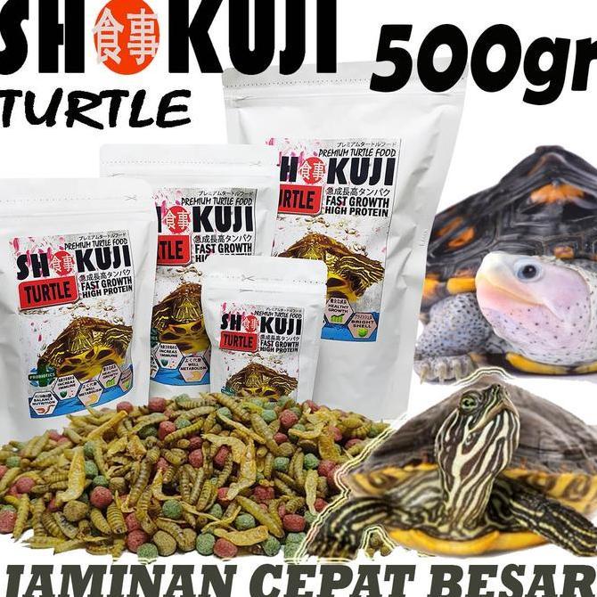 500GR SHOKUJI PELET BRAZIL RES CST MONBI PELET KURA AMBON MAKANAN  TURTLE FOOD KURA KURA AIR DAMER B