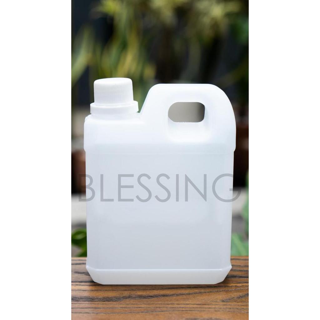 Jerigen 1 Liter BP / Jerigen 1 Liter Kotak Pendek HDPE