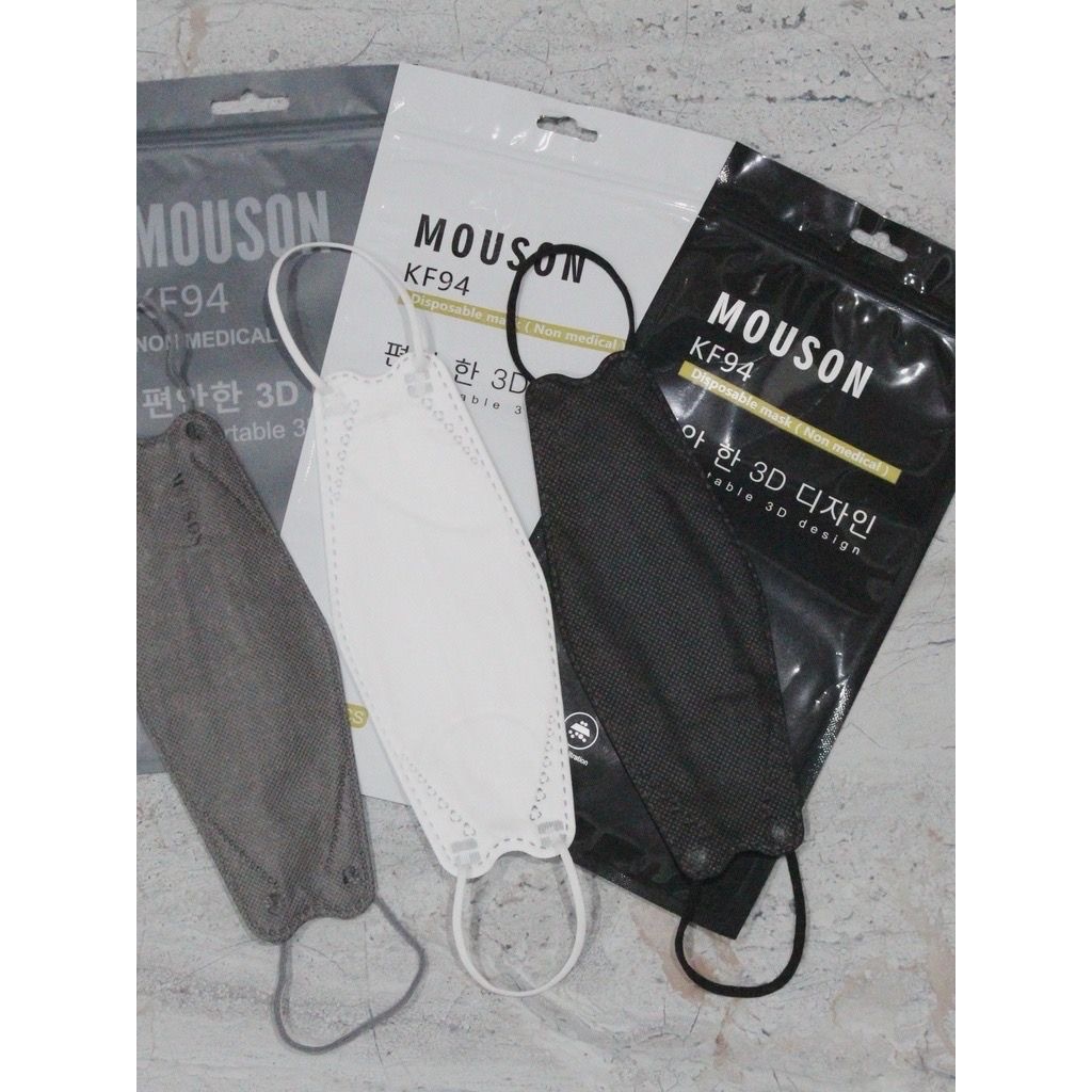 COD Denpasar Masker MOUSON KF94  4Ply 10Pcs