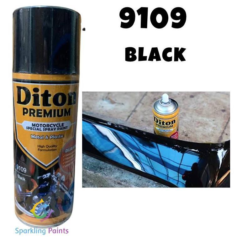 Pilox Diton Premium Black 9109 Hitam Mengkilap Gloss Glossy Pilok