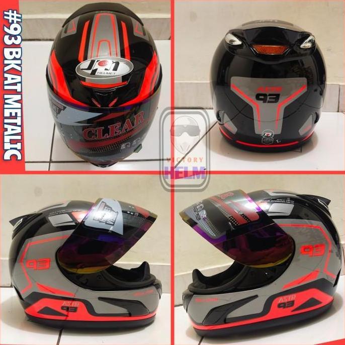 helm JPN fullface hitam dop