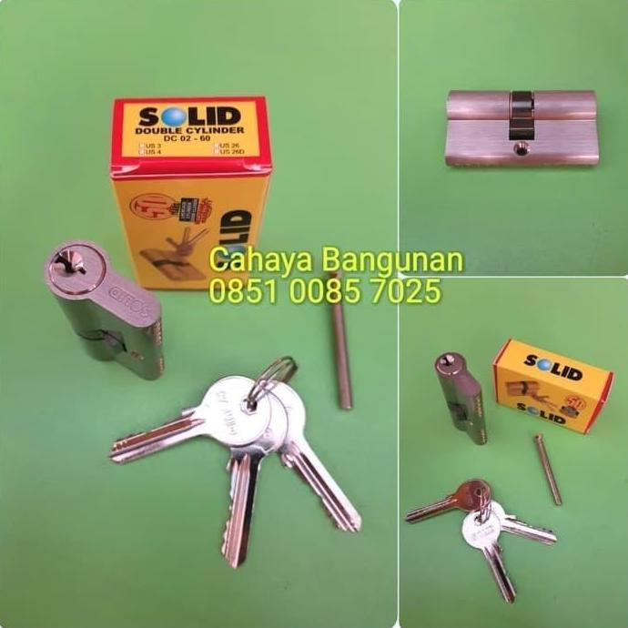 Silinder Anak Body Kunci Pintu Solid Master Key Double Cylinder Dc 02 Kualitas Terbaik Harga Termura