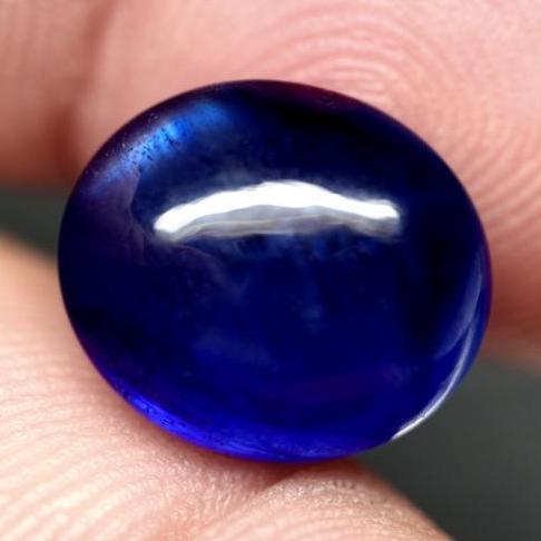 ___] Sapphire Natural Royal Blue MNadagascar - Star - 12.83ct - SS105