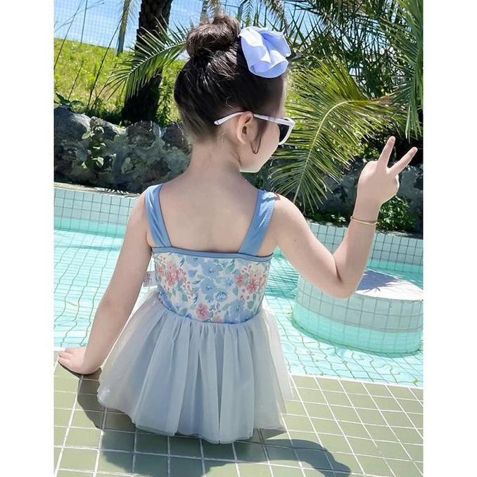 TERBARU Blush Ribbon Swimsuit | Swimsuit Anak Perempuan | Baju Renang Anak Perempuan