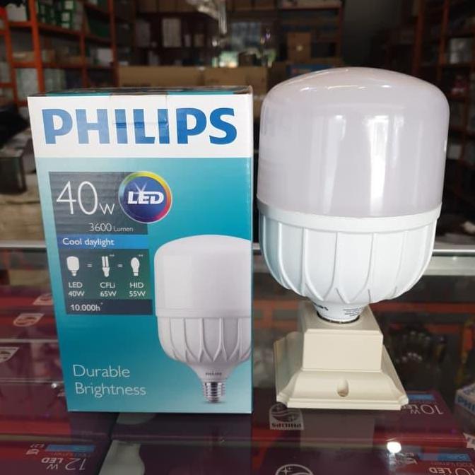 Allthebest- Bohlam Philips / LAMPU LED PHILIPS 40 WATT 40W 40 W JUMBO CAPSULE