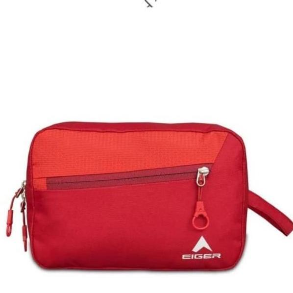TERMURAH - Tas Eiger Pivot 6323 Multi Purpose Personal Pouch Hand Bag Clutch Outdoor Original Red