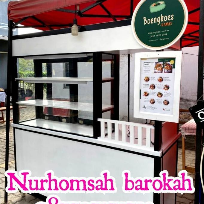 Terlaris Gerobak Kayu/Gerobak Murah/Gerobak Bakso/Gerobak Jati Belanda