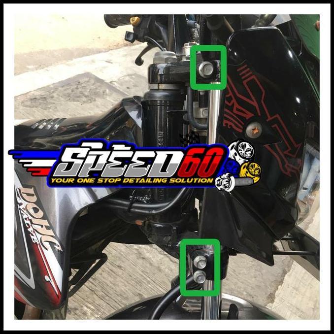 Promo Baut Segitiga Samping Satria Fu Probolt Thailand Stainless KingNut Diskon
