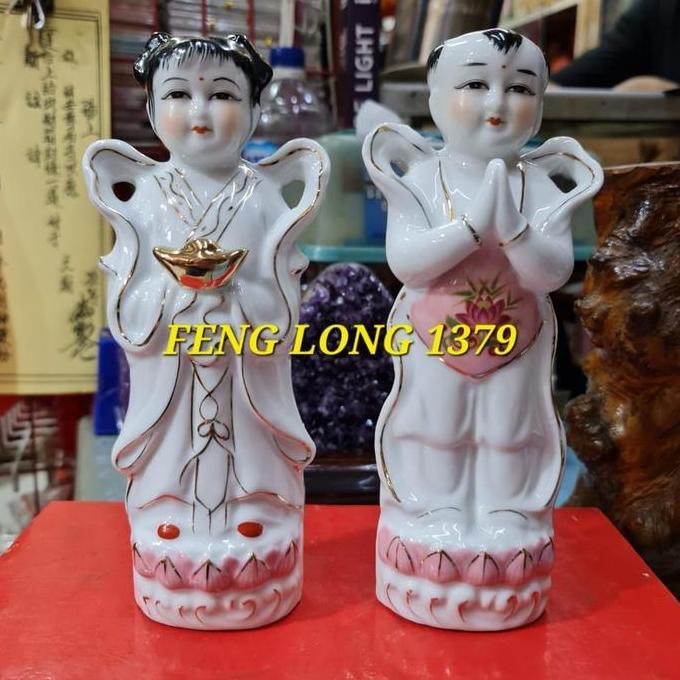 Rupang Pendamping Guan Yin 8 inch Keramik