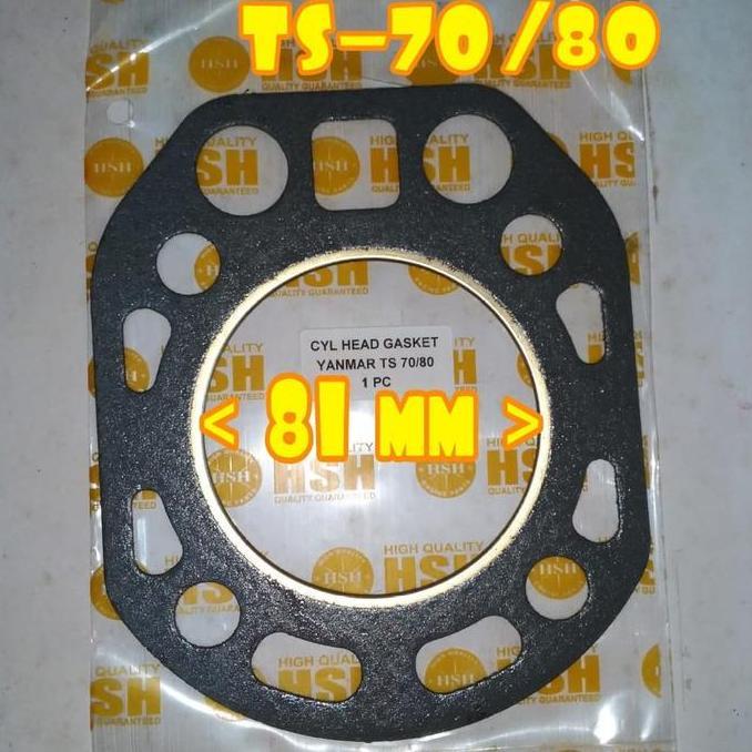 siap kirim] Gasket Cylinder Head Paking Deksel Diesel Yanmar TS-70 TS-80 TS 70 80