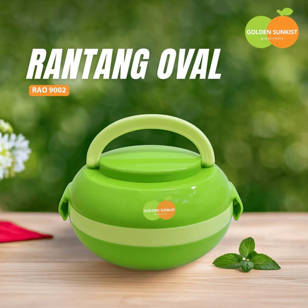 BESTPROMO Mulya Jaya Rantang Makan Anak Susun Plastik RAO 9002 Golden Sunkist