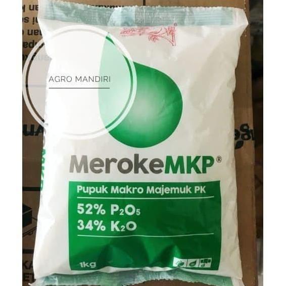 Promo Pupuk Majemuk Meroke MKP 1 Kg Mono Kalium Phosphate Hidroponik 52% P2O5 34% K2O Larut 100% unt