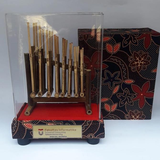 HARGA DISKON Souvenir Alat Musik Sunda Miniatur Angklung Angklung Bambu