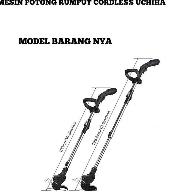Promo Mesin potong rumput padi uchiha uciha brush cutter cordless baterai Diskon