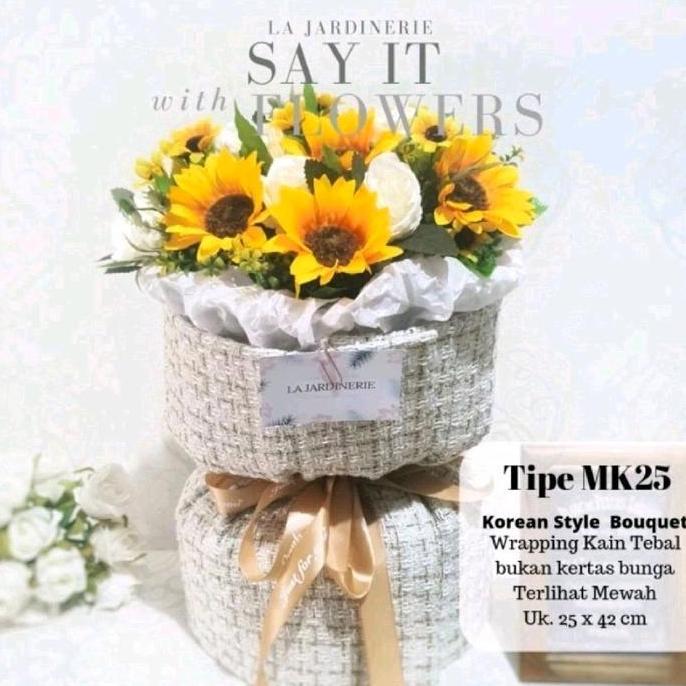 Buket Bunga Korea Wisuda Lamaran Anniversary Bucket Kado Bunga Murah GS