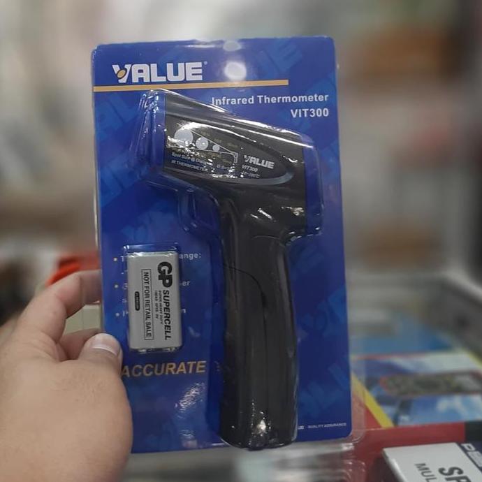 thermometer infrared thermogun alat ukur suhu tembak suhu tubuh value