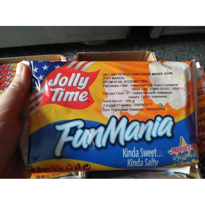Jolly Time/ Popcorn Jolly Time/ Popcorn/ Popcorn Murah USA/ cemilan
