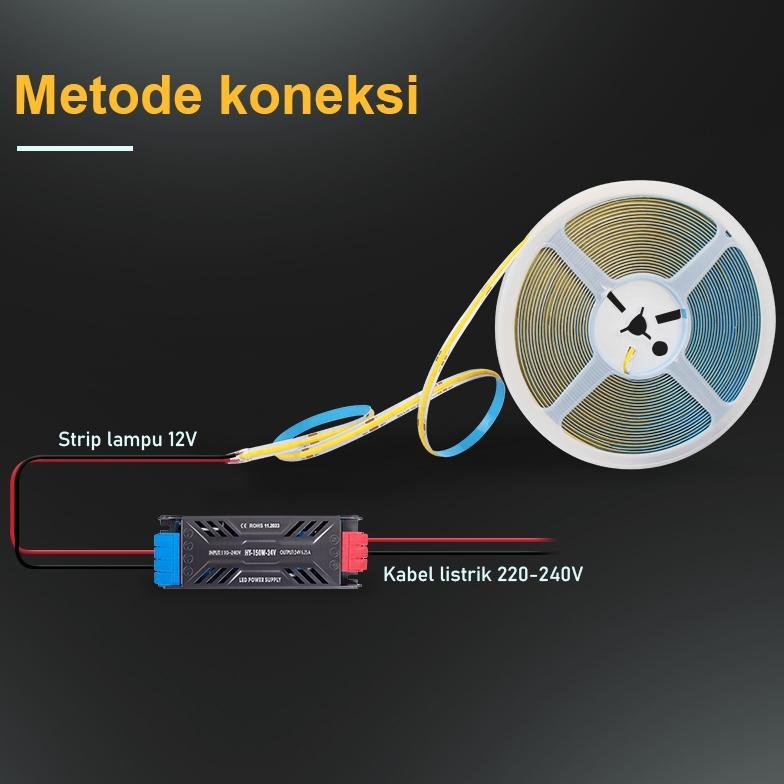 NEW PROMO LED STRIP COB 24V 10 Meter 320 LED 12 WATT PER METER 3000K/4000K/6000K