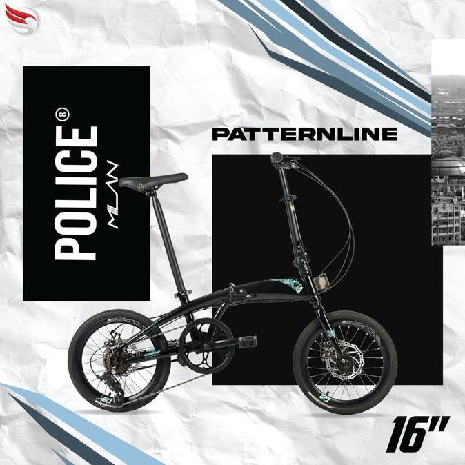 Terlaris Sepeda Lipat Element Police Milan 8 Speed (16 Inch) New