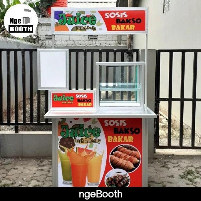 Terlaris Booth Portable / Meja Lipat & Etalase Mini