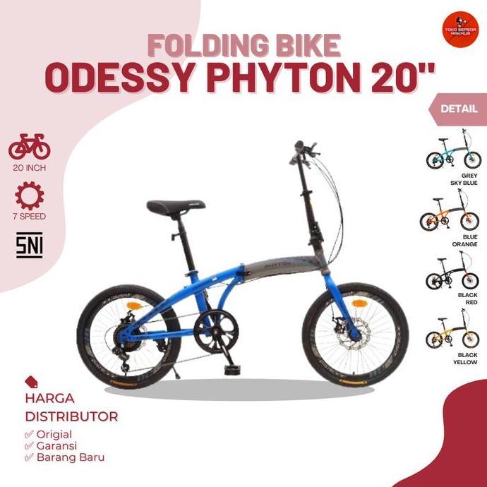 Terlaris Sepeda Lipat Folding Odessy Phyton 20 Inch