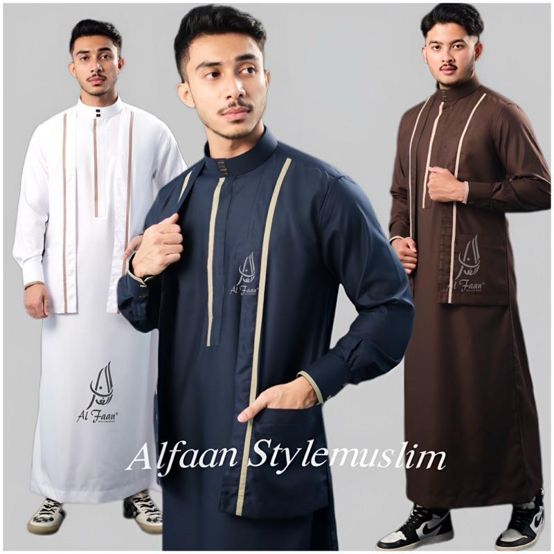 Jubah Slimfit Alawi Jubah Pria Gamis Pria  Jubah Gamis Pria Muslim Jubbah Thobe Busana Muslim Kurta 
