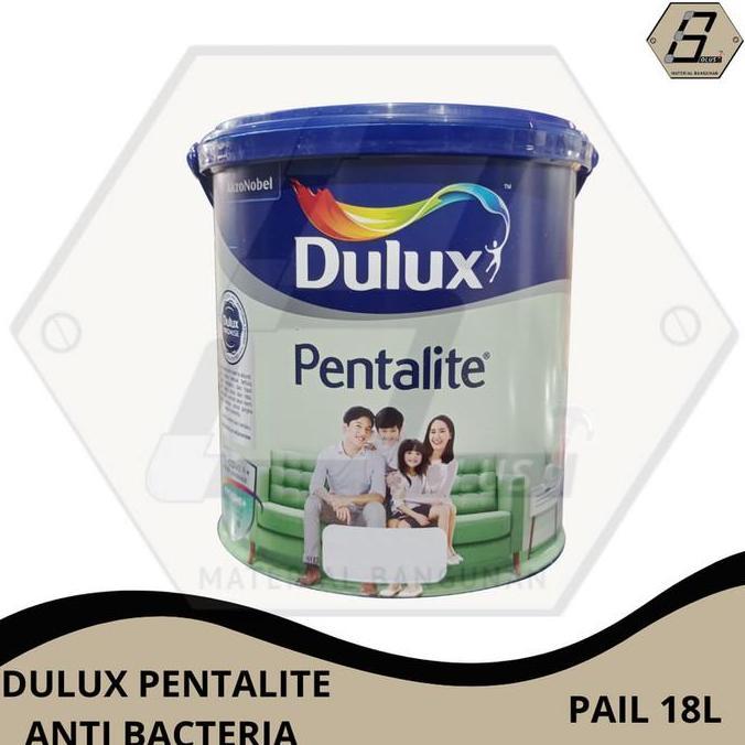 CAT TEMBOK INTERIOR DULUX PENTALITE ANTIBAC BUTTERNUT DWS 44540 PAIL