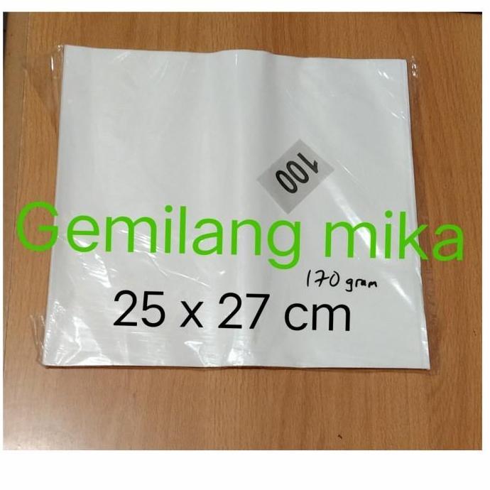 kertas nasi kfc 30x30cm putih