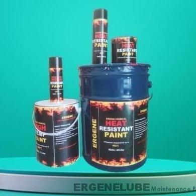 ERGENE 600C 20Liter Silver - Heat Resistant Paint - Hh Temperature - Hi-temp - Cat tahan panas 600 d