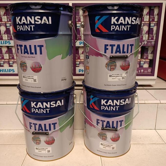 cat kayu dan besi ftalit 20kg gloss
