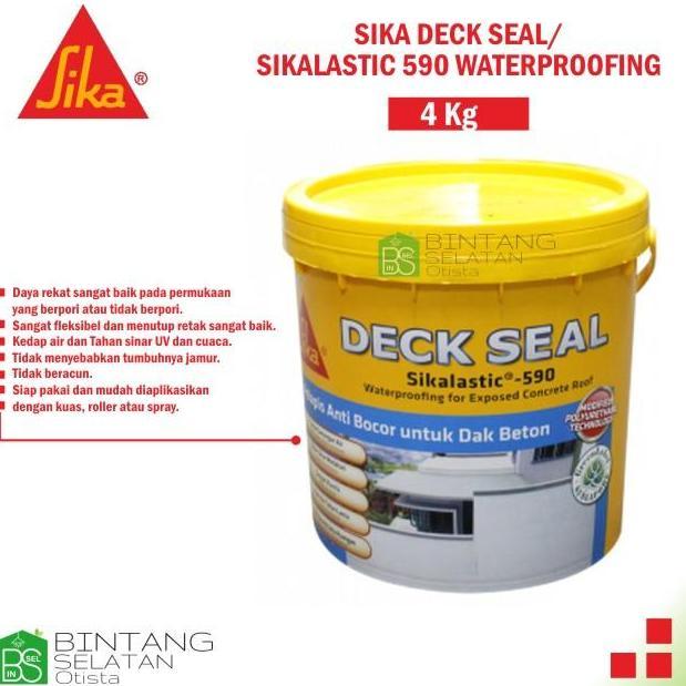 SIKA DECK SEAL/ SIKALASTIC 590 WATEROOFING/ PELAPIS ANTI BOCOR SIKA