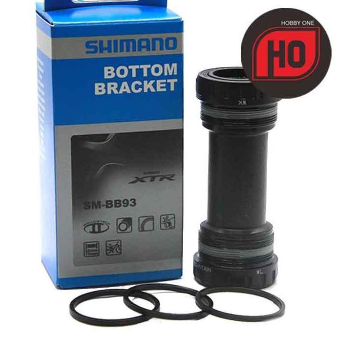 TERBARU SHIMANO XTR SM-BB93 68/73mm Shell width BB Bottom Bracket