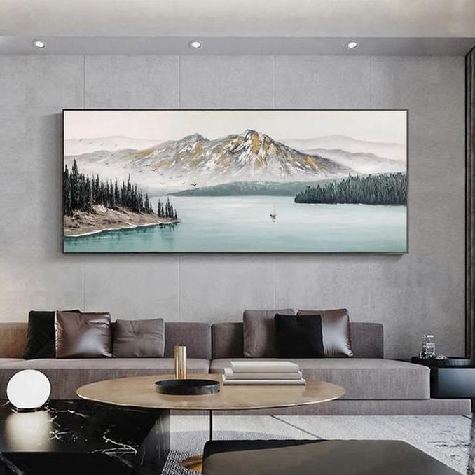 Terlaris Lukisan Dinding Pemandangan Gunung Dan Laut