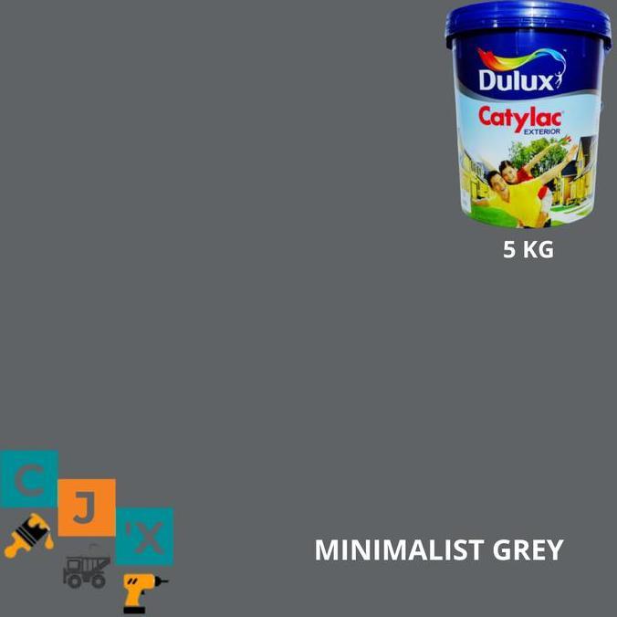 MINIMALIS GREY Catylac Tinting -Cat Tembok DULUX CATYLAC Exterior 5 KG