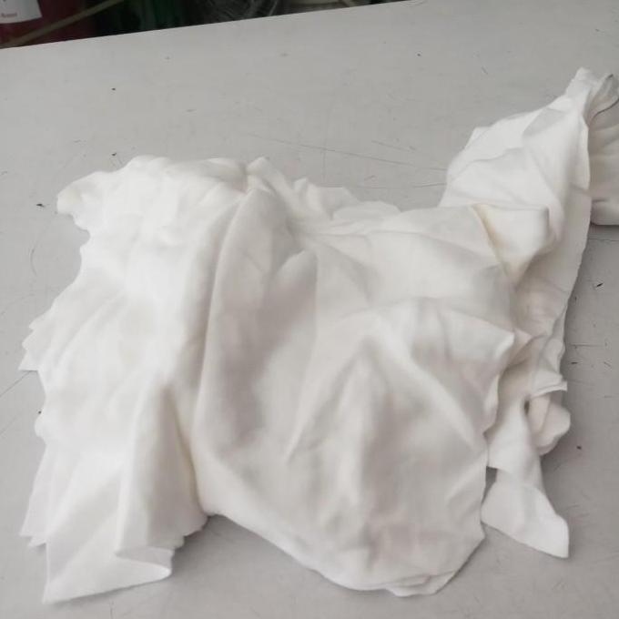 Kain Majun Putih. kain lap. kain kaos. kain halus