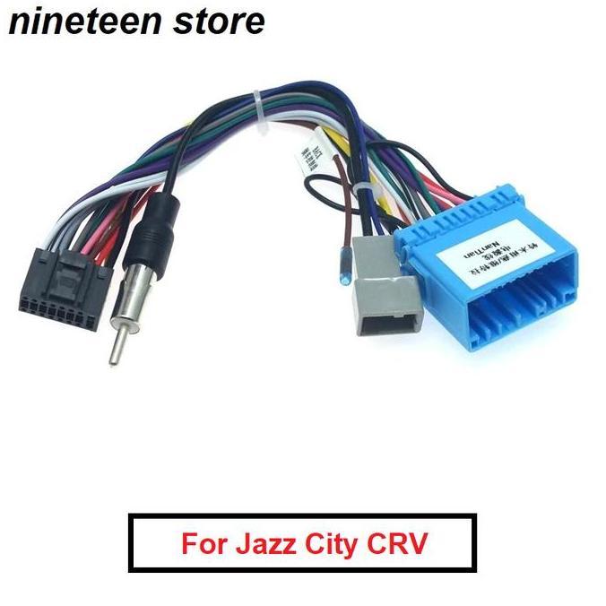 Kabel Soket Honda Jazz GD3 City CRV Gen 2 Stream Headunit Android
