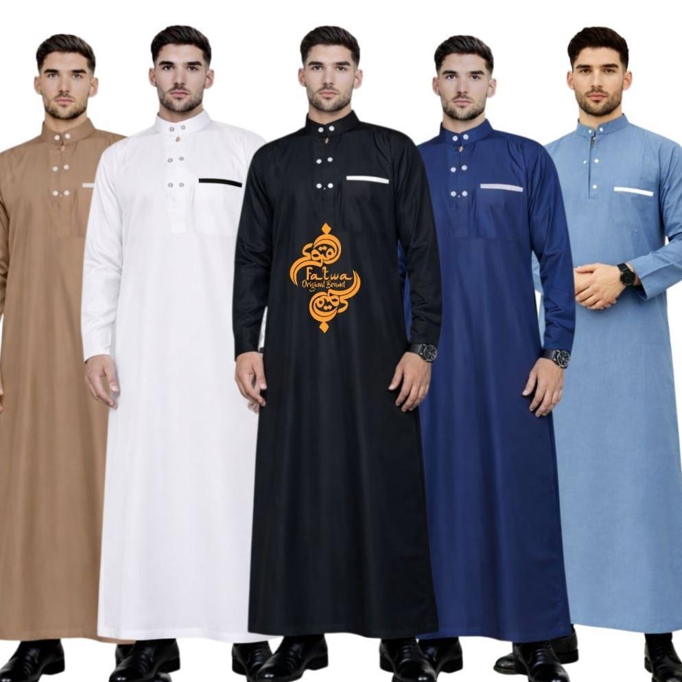 OFFICIAL (COD JUBAH SULTAN) JUBAH PRIA REMAJA DEWASA EMBOS / GAMIS PRIA EMBOS / GAMIS ALHARBI TERMUR