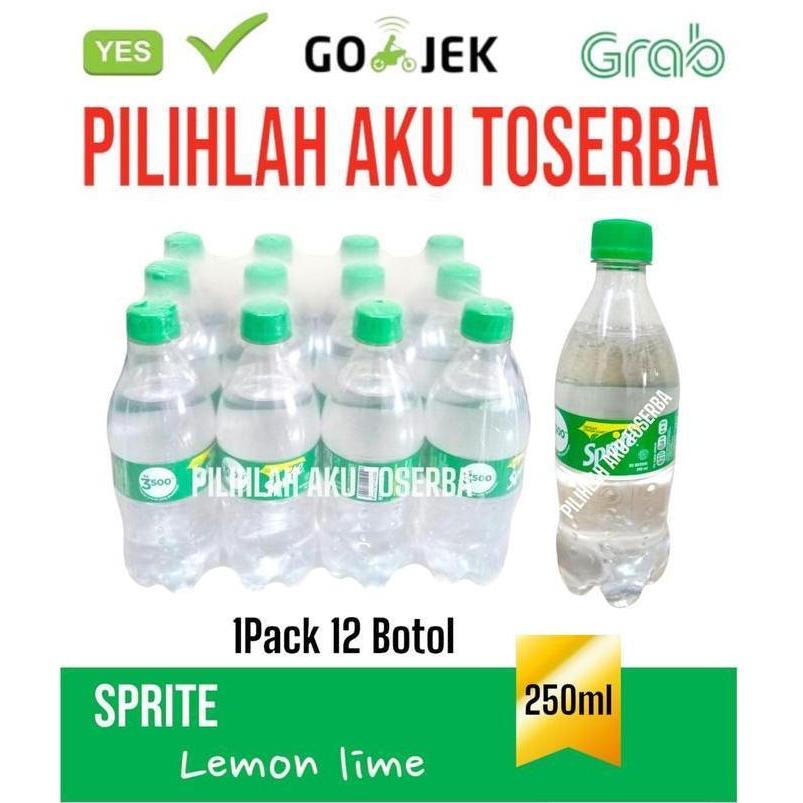 '' SPRITE MINI BOTOL PET IMUT - ( HARGA 1 PACK ISI 12 BOTOL ) ''