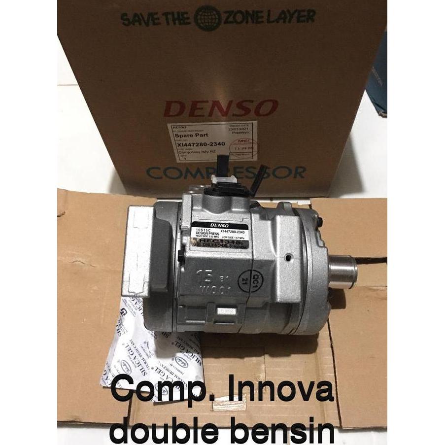 Promo COMPRESOR KOMPRESOR TOYOTA INNOVA DOUBLE BENSIN DENSO ASLI Diskon