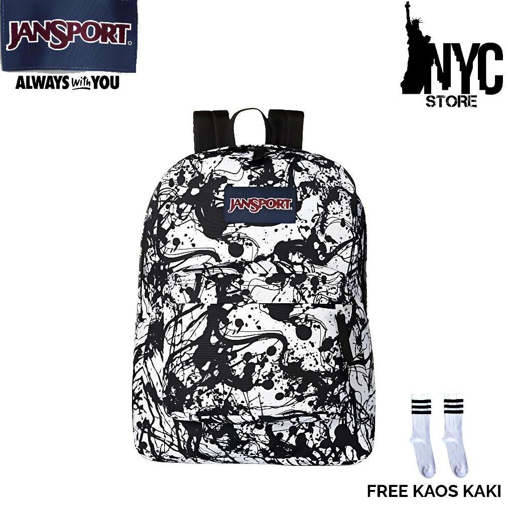 ORIGINAL JANSPORT TAS RANSEL / BACKPACK / DAYPACK SUPERBREAK ABSTRAKTAS SEKOLAH TAS ANAK TAS KANTOR 