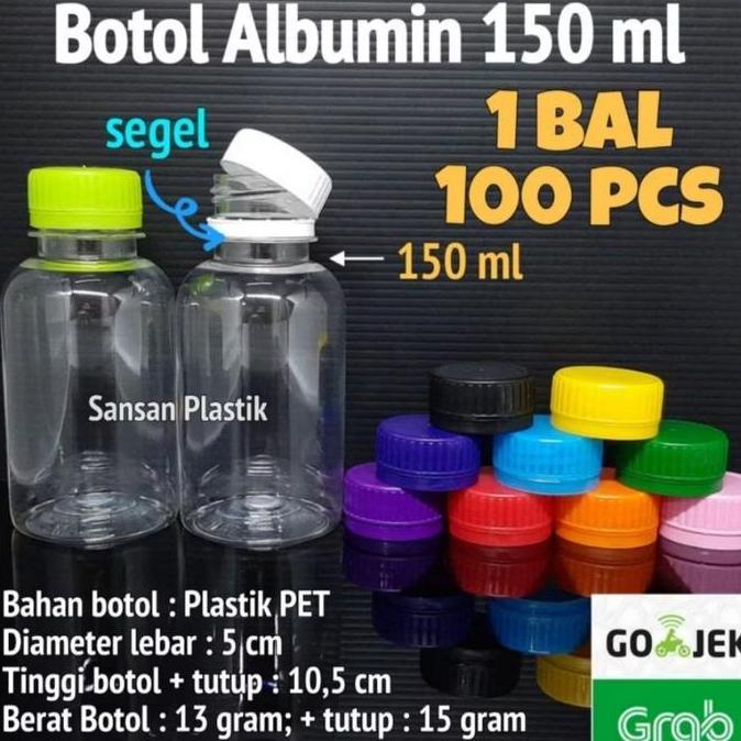 // BOTOL GENDUT 150ML / BOTOL 150ML / BOTOL PLASTIK 150ML *