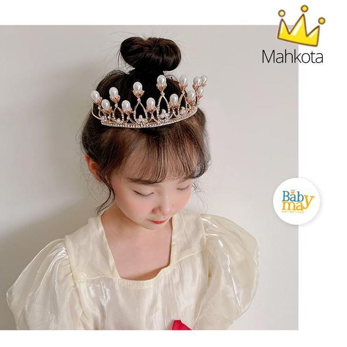 [ BABYMAY ] Mahkota Premium Anak Perempuan Princess Hijab Ulang Tahun Karnaval / Aksesoris Fashion R
