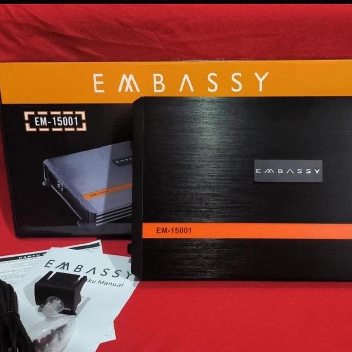 Embassy EM-1500.1 Power amplifier Monoblock 1 Channel Class D