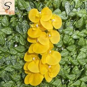 Bunga Anggrek Letex Premium - Bunga Artificial Anggrek Latex - Dekorasi Bunga Anggrek Plastik Latex 