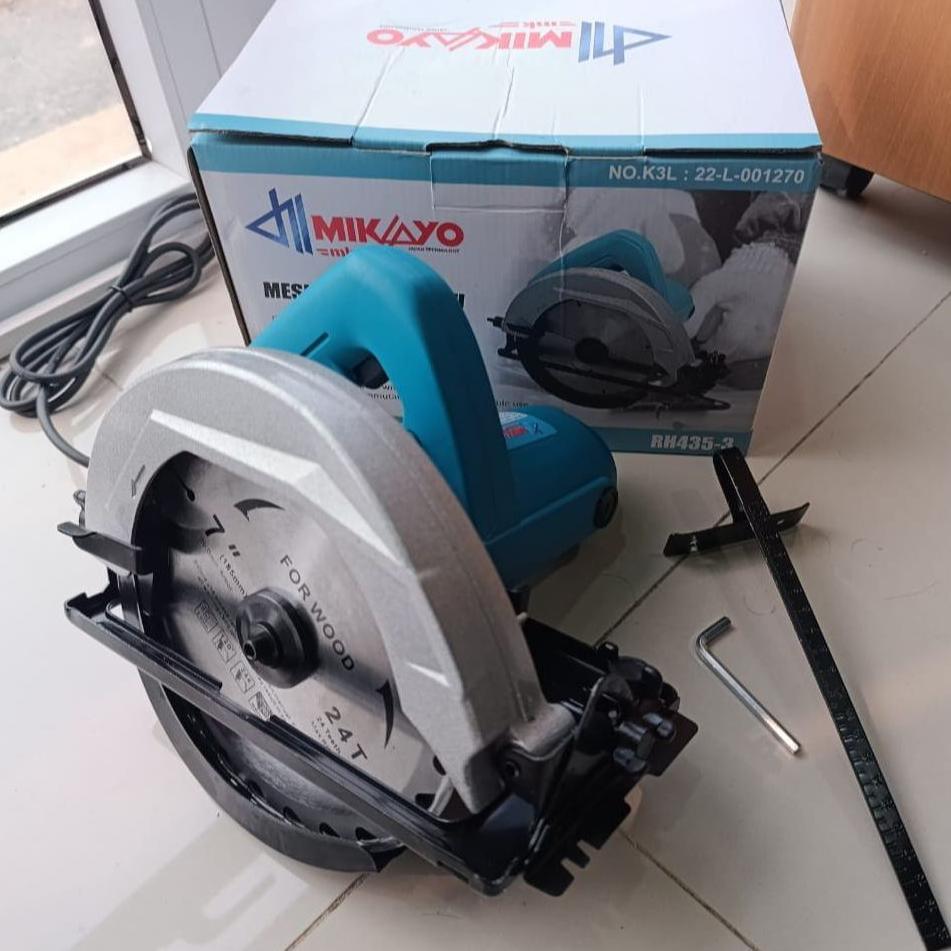 DISKON PAKET TUKANG LENGKAP 4 ITEM - MESIN CIRCULAR SAW MIKAYO + MESIN PLANNER MIKAYO + MESIN BOR 10