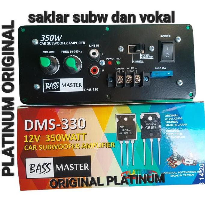 power ampli amplifier subwofer mobil car monoblock dms 350w 350 dms 330 gigabass kit pcb amplifier a