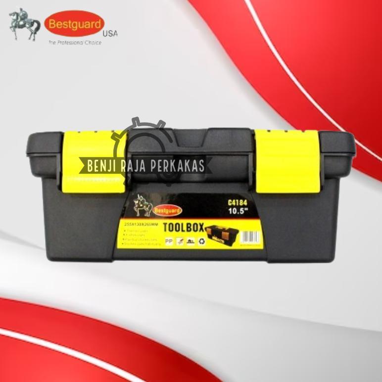 BEST SELLER TOOL BOX 10,5" INCH TOOLBOX MINI BESI DAN PLASTIK TOOLBAG BAG C4184 BESTGUARD