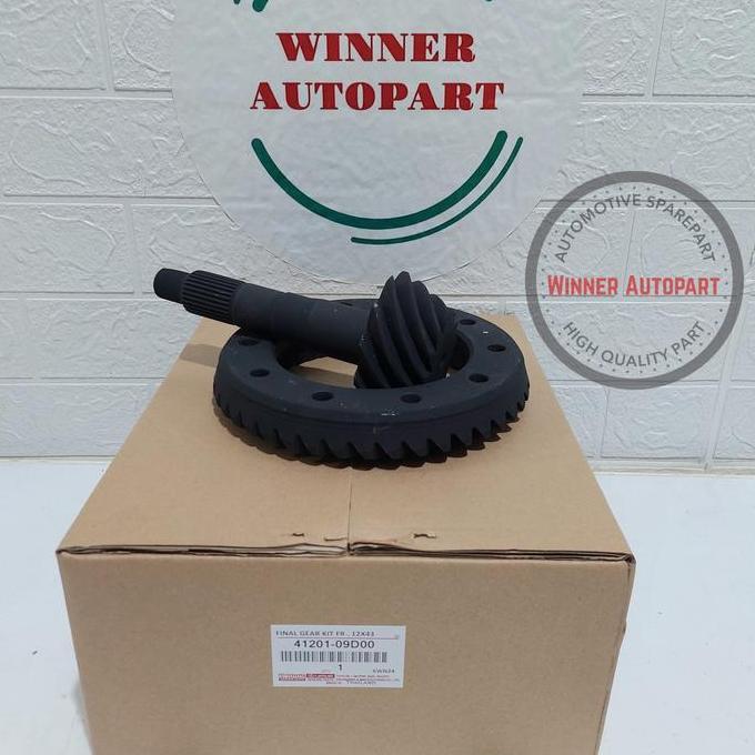 GEAR SET GIGI GARDAN DEPAN CROWN WHEEL DEPAN 12X43 TOYOTA HILUX REVO